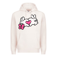 Pale Pink Minnie Mouse Premium Hoodie - CowhideDigitalArt