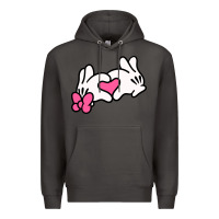 Smoke Minnie Mouse Premium Hoodie - CowhideDigitalArt