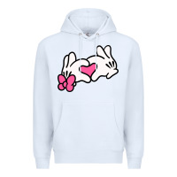White Minnie Mouse Premium Hoodie - CowhideDigitalArt
