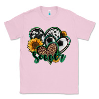 Bubblegum Pink soccer hearts Classic Tee - Jasminsmagicworld