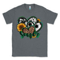 Charcoal Heather soccer hearts Classic Tee - Jasminsmagicworld
