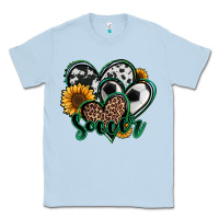 Dusty Blue soccer hearts Classic Tee - Jasminsmagicworld