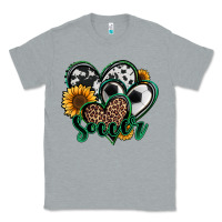 Heather Grey soccer hearts Classic Tee - Jasminsmagicworld
