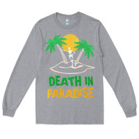 Heather Grey Death in Paradise - gift idea Long Sleeve Tee - trangStudio