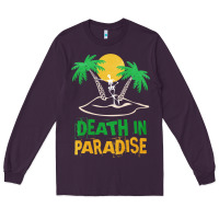 Plum Death in Paradise - gift idea Long Sleeve Tee - trangStudio
