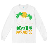 White Death in Paradise - gift idea Long Sleeve Tee - trangStudio