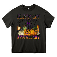 Asphalt black cat apothecary Heavy Core Tee - BarkalooDesign