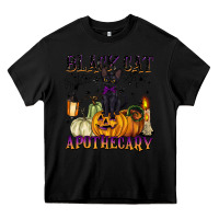 Black black cat apothecary Heavy Core Tee - BarkalooDesign