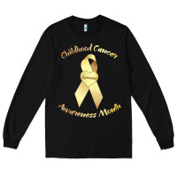Black childhood cancer awareness children cure kids Long Sleeve Tee - DesignPulse