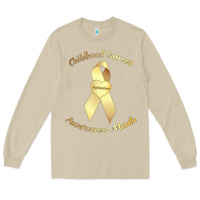 Mushroom childhood cancer awareness children cure kids Long Sleeve Tee - DesignPulse