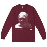 Burgundy Throbbing Gristle, the Throbbing Gristle, Throbbing, Gristle, Throbbin Long Sleeve Tee - DesignPulse
