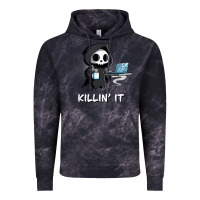 Cloud Black killin' it shirt funny grim reaper halloween sarcasm Vintage Hoodie - trangStudio