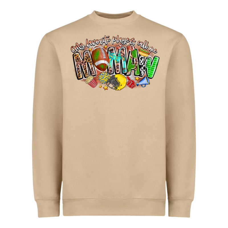 My Favorite Players Call Me Mawmaw Heavyweight Sweatshirt by CowhideDigitalArt | Teevron