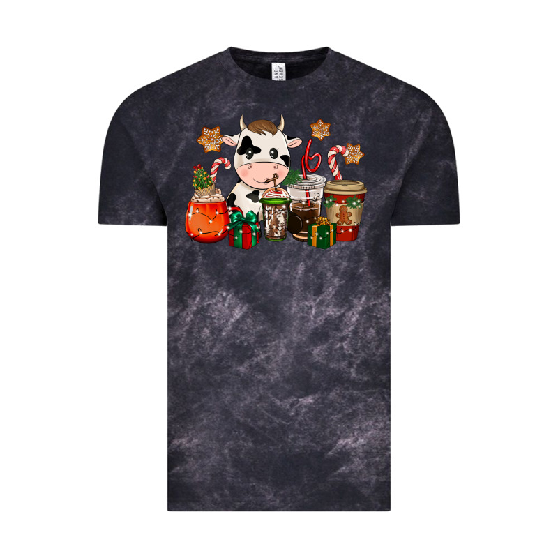 Cow Coffee Cups Christmas Vintage Tee by CowGirlArtShop | Teevron