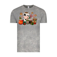 Cloud Rock cow coffee cups christmas Vintage Tee - CowGirlArtShop