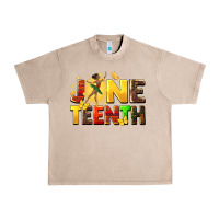 French Oak juneteen black girl Urban Heavy Tee - CowGirlArtShop