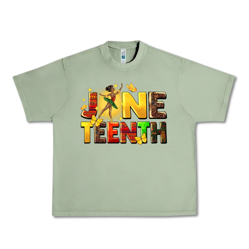 Juneteen Black Girl Urban Heavy Tee by CowGirlArtShop | Teevron