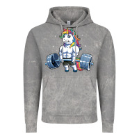 Cloud Rock Unicorn Weightlifting T Fitness Gym Deadlift Rainbow Gifts Party Men W Vintage Hoodie - trangStudio