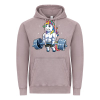 Vintage Zinc Unicorn Weightlifting T Fitness Gym Deadlift Rainbow Gifts Party Men W Vintage Hoodie - trangStudio