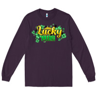 Plum lucky mini st patricks Long Sleeve Tee - HowdyJamesFarm