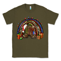 Army Green Army Christmas rainbow Classic Tee - NancyCooperArtShop