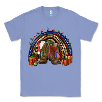 Colony Blue Army Christmas rainbow Classic Tee - NancyCooperArtShop