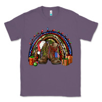 Lavender Army Christmas rainbow Classic Tee - NancyCooperArtShop