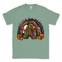 Sage Army Christmas rainbow Classic Tee - NancyCooperArtShop