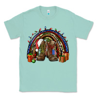 Seafoam Army Christmas rainbow Classic Tee - NancyCooperArtShop
