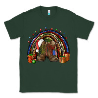 Sports Green Army Christmas rainbow Classic Tee - NancyCooperArtShop