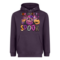 Plum wicked cute too cute to spook Heavyweight Hoodie - BarkalooDesign