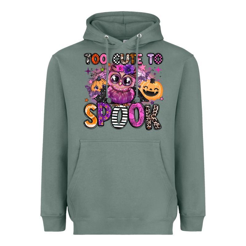 Wicked Cute Too Cute To Spook Heavyweight Hoodie by BarkalooDesign | Teevron