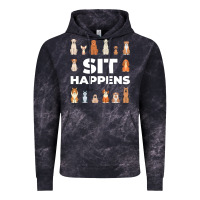 Cloud Black Dog Funny S It Happens Pet Sitting Design Vintage Hoodie - trangStudio