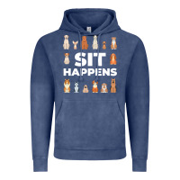 Vintage Denim Dog Funny S It Happens Pet Sitting Design Vintage Hoodie - trangStudio