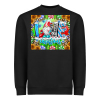 Black Love Christmas gnome Heavyweight Sweatshirt - CowhideDigitalArt
