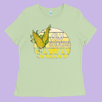 Aw, Shucks Ladies Tee Designed By Bettercallsaul