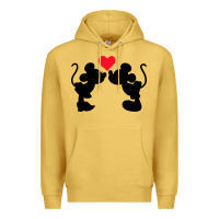 Antique Gold Minnie Mouse Premium Hoodie - CowhideDigitalArt