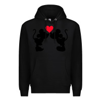 Black Minnie Mouse Premium Hoodie - CowhideDigitalArt