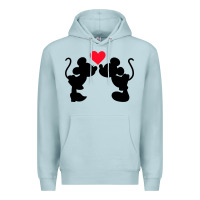 Blue Mist Minnie Mouse Premium Hoodie - CowhideDigitalArt