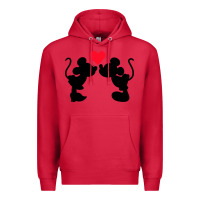 Cardinal Minnie Mouse Premium Hoodie - CowhideDigitalArt