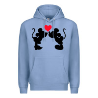 Colony Blue Minnie Mouse Premium Hoodie - CowhideDigitalArt