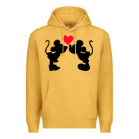 Mustard Minnie Mouse Premium Hoodie - CowhideDigitalArt