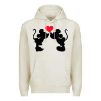 Oatmeal Heather Minnie Mouse Premium Hoodie - CowhideDigitalArt