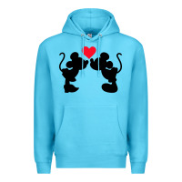 Ocean Blue Minnie Mouse Premium Hoodie - CowhideDigitalArt