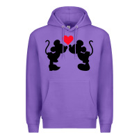 Purple Minnie Mouse Premium Hoodie - CowhideDigitalArt