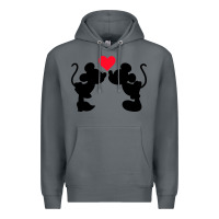 Rock Minnie Mouse Premium Hoodie - CowhideDigitalArt