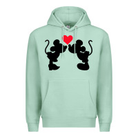 Seafoam Minnie Mouse Premium Hoodie - CowhideDigitalArt