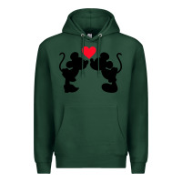 Sports Green Minnie Mouse Premium Hoodie - CowhideDigitalArt