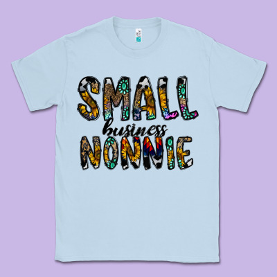 Small Business Nannie Classic Tee Designed By Cowhidedigitalart