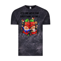 Cloud Black its fine were fine everything is fine Vintage Tee - CowGirlArtShop